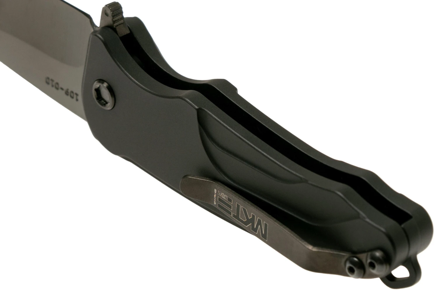 Medford Smooth Criminal S35VN, Black PVD Blade, PVD Handle, PVD Hardware Navaja - Imagen 5