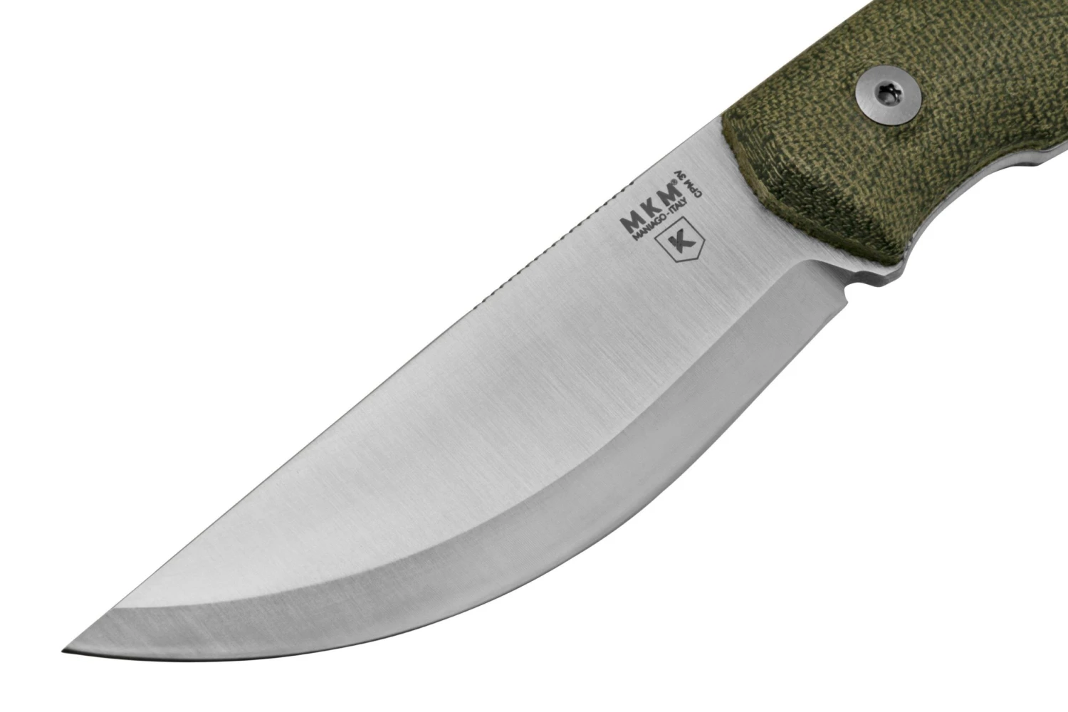 MKM Normar CPM 3V Green Micarta, Knivesandtools Exclusive, Cuchillo De Bushcraft - Imagen 3