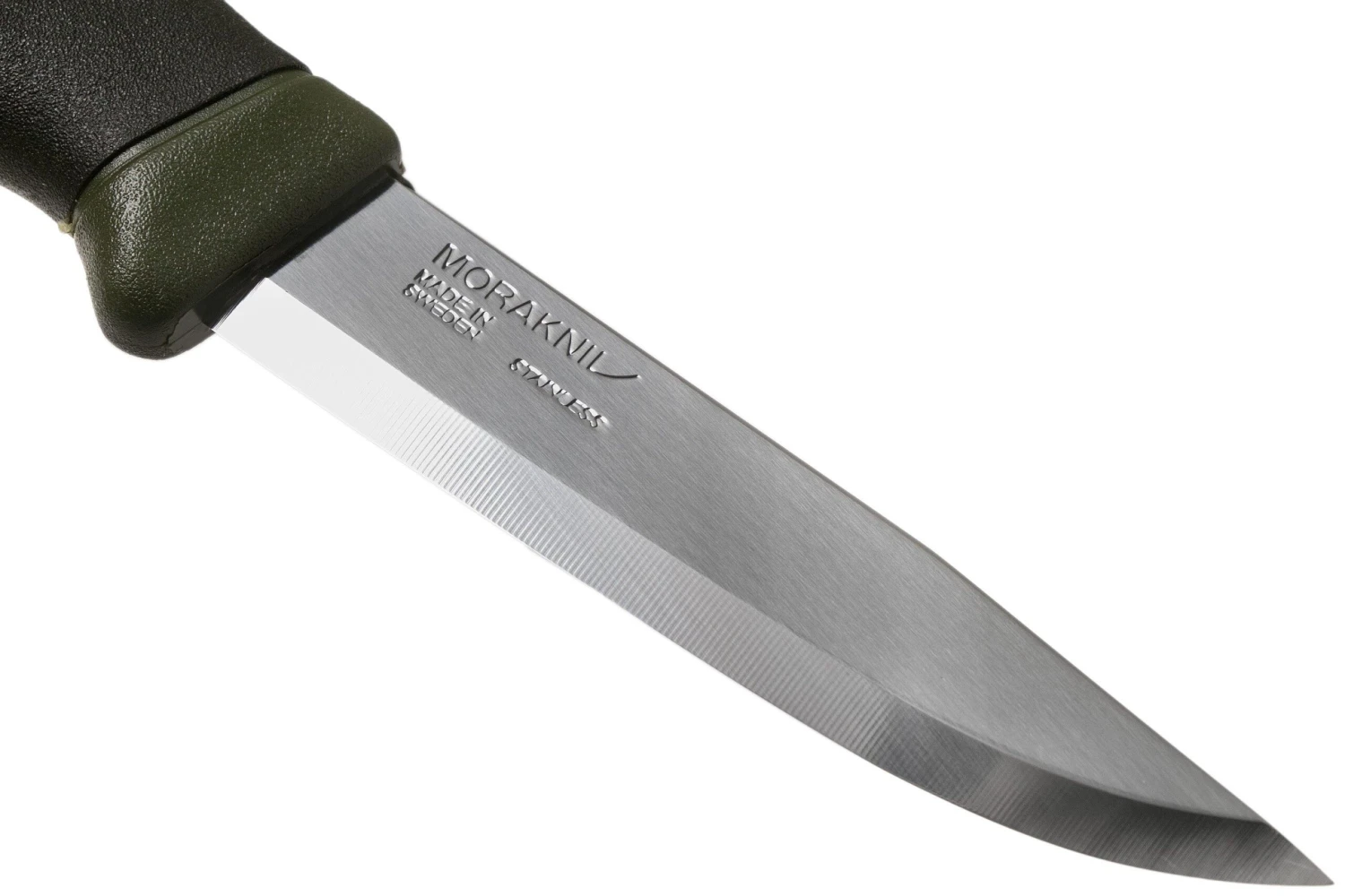 Morakniv Mora Companion MG Stainless Verde, Cuchillo De Bushcrafting - Imagen 3