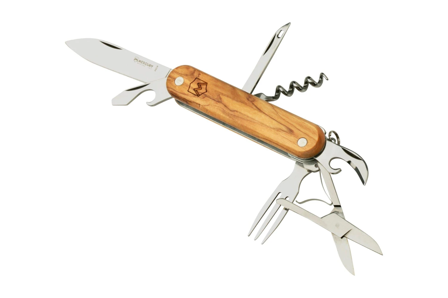 Mercury Multi-Tool Knife 913-7LC Olive Wood, 7 Funciones, Navaja