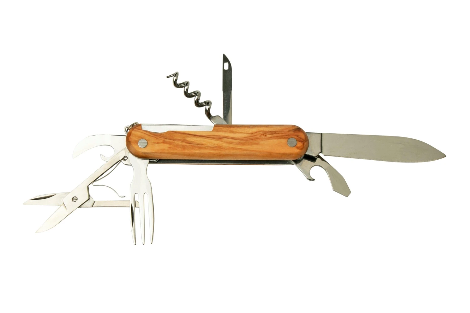 Mercury Multi-Tool Knife 913-7LC Olive Wood, 7 Funciones, Navaja - Imagen 2