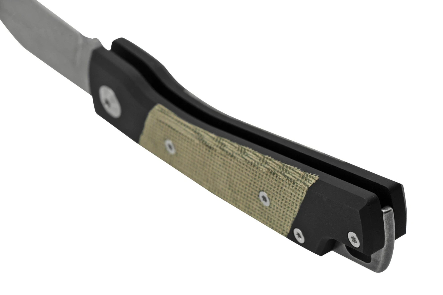 Mercury Luc 9LUCEXSWALCV-C, Elmax, Green Canvas Micarta, Navaja - Imagen 4