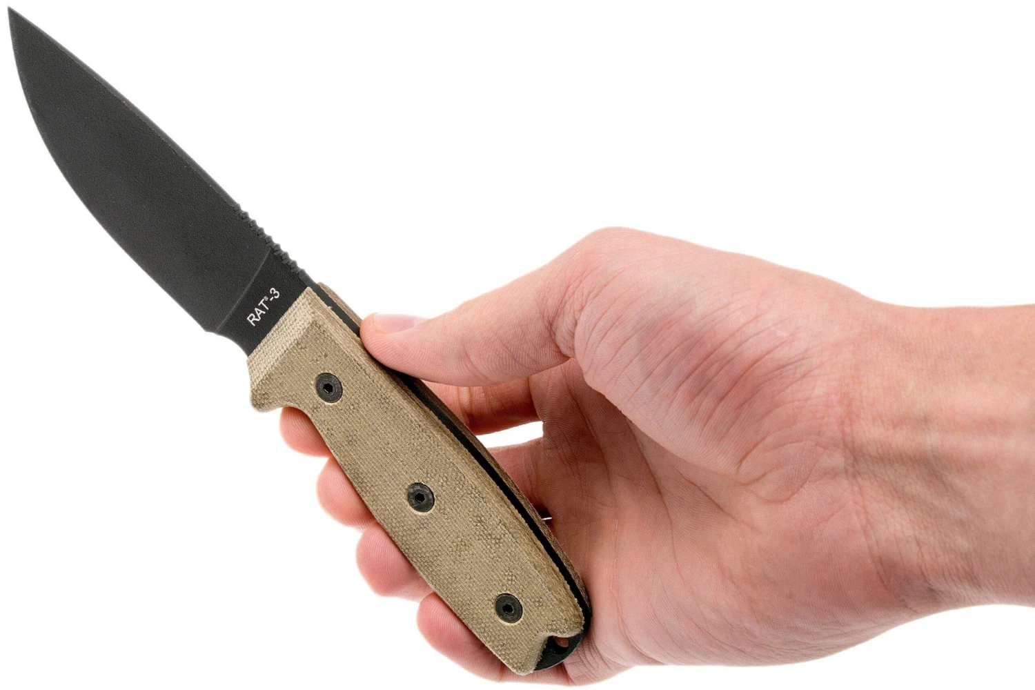 Ontario RAT-3 Plain Edge 8665 Cuchillo De Supervivencia - Imagen 6