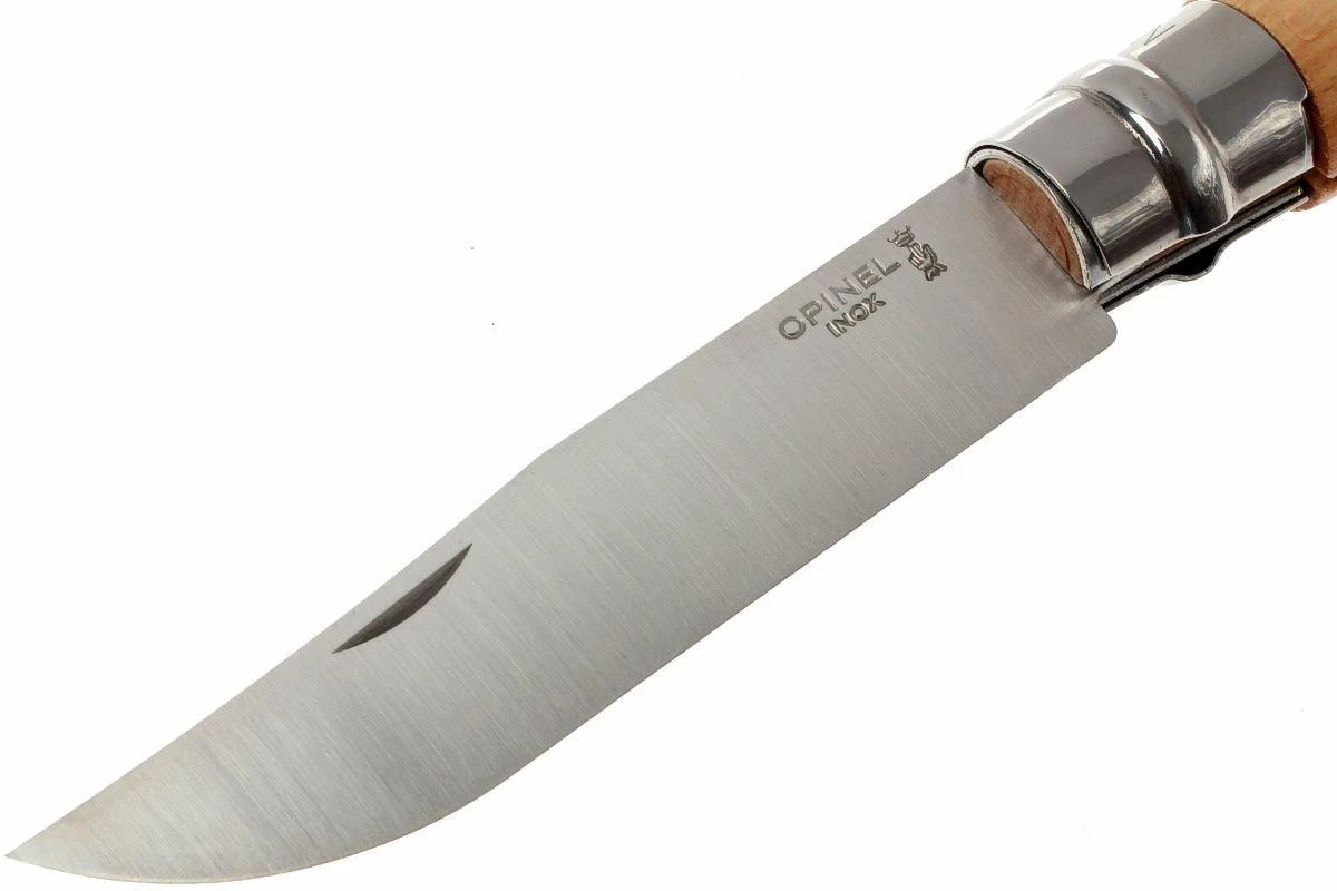 Opinel Navaja No. 12RV, Acero Inoxidable, Longitud De La Cuchilla 12 Cm - Imagen 2
