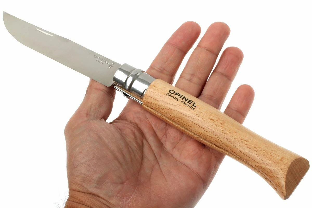 Opinel Navaja No. 12RV, Acero Inoxidable, Longitud De La Cuchilla 12 Cm - Imagen 5