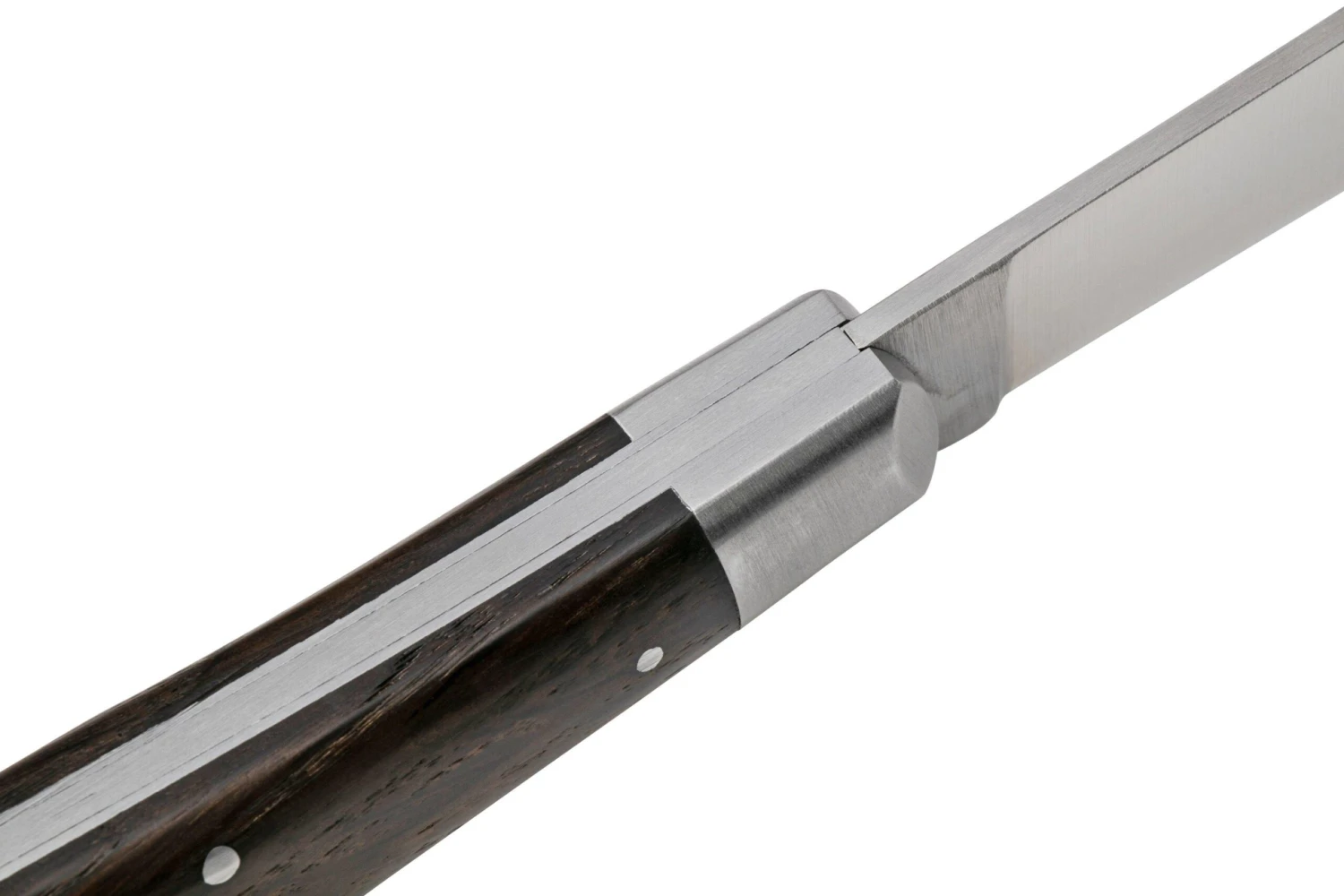 Otter Anchor Knife 172 ML Large Carbon, Smoked Oak, Stainless Anchor, Navaja - Imagen 6