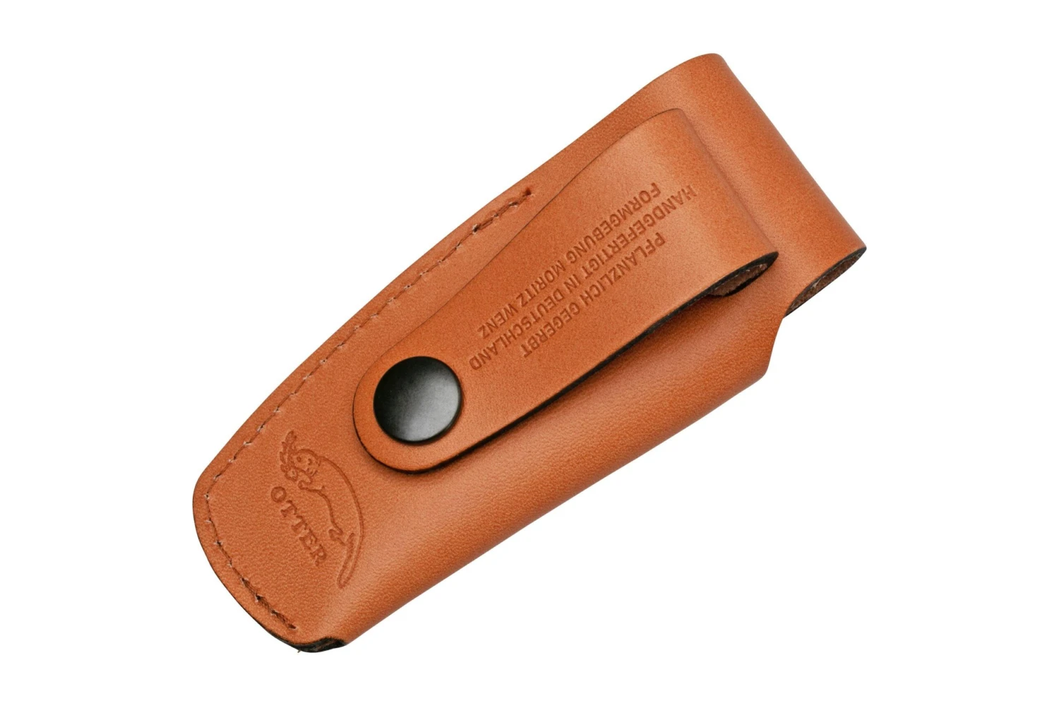 Otter Anchor Knife SET 173 Large Stainless, Grenadilla, Brass Anchor, Leather Strap Navaja - Imagen 8