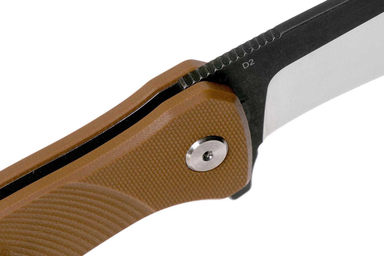 QSP Knife Raven QS122-A Brown G10 Navaja - Imagen 6