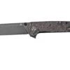 QSP Knife Penguin XL QS130XL-E2, Blackwashed 20CV, Copper Foil Carbon Fibre Navaja