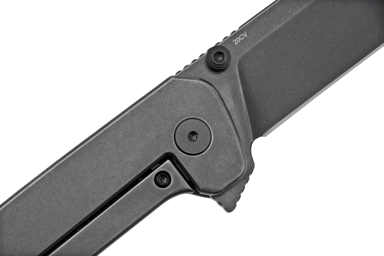 QSP Knife Penguin XL QS130XL-E2, Blackwashed 20CV, Copper Foil Carbon Fibre Navaja - Imagen 5