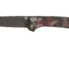 QSP Knife Osprey QS139-F2 Red Shredded Carbon Fibre, Blackwashed, Navaja