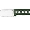 QSP Knife Canary QS141-C1 Stonewashed, Black Green G10, Cuchillo De Cuello