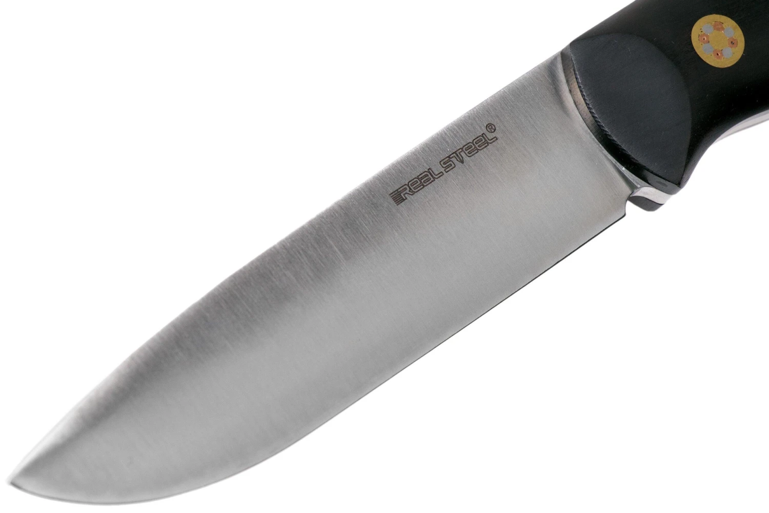 Real Steel Bushcraft III Convex Ebony Mosaic 3726E Knivesandtools Exclusive Cuchillo Bushcraft - Imagen 3