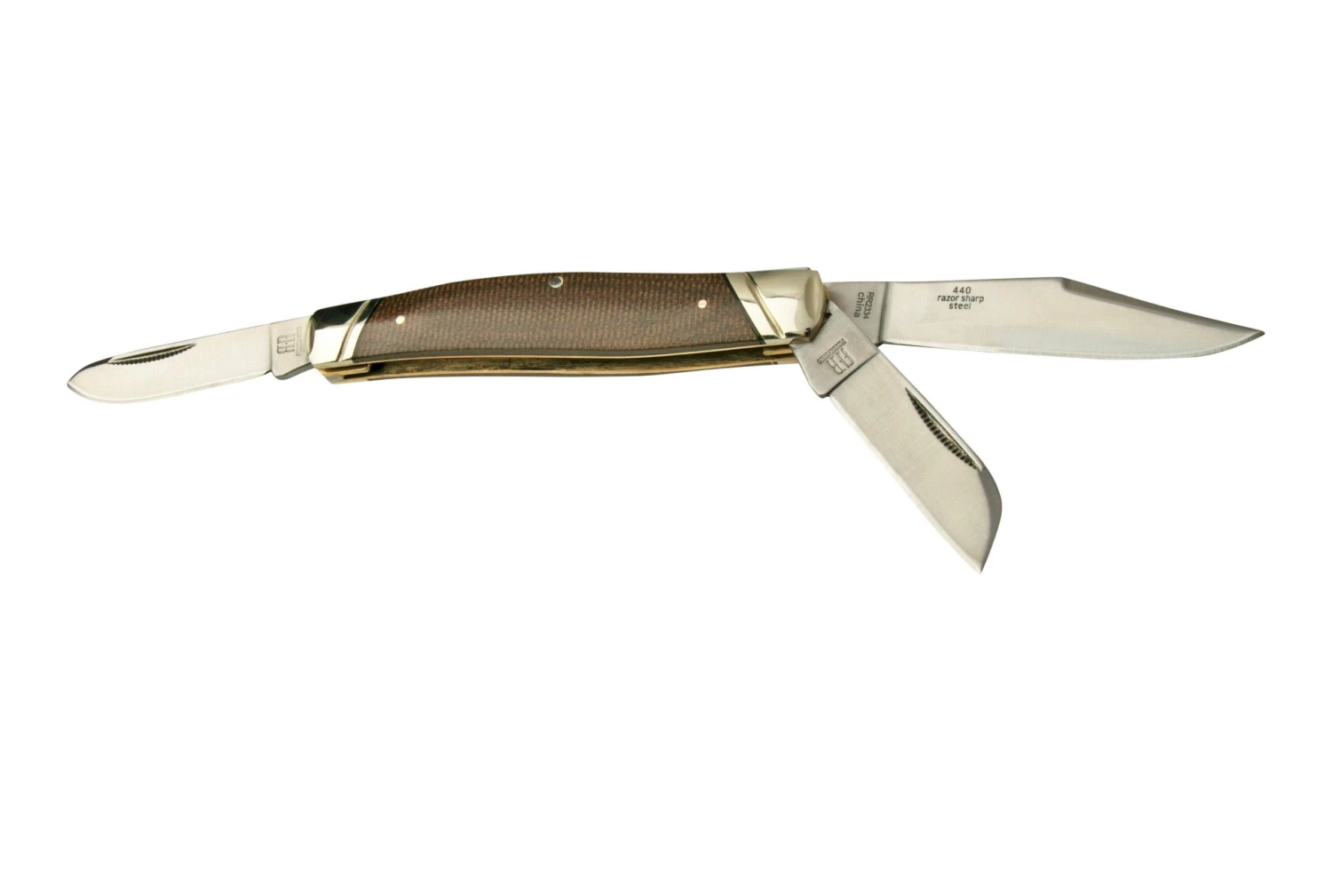 Rough Ryder Brown Burlap Stockman RR2334, Navaja - Imagen 2