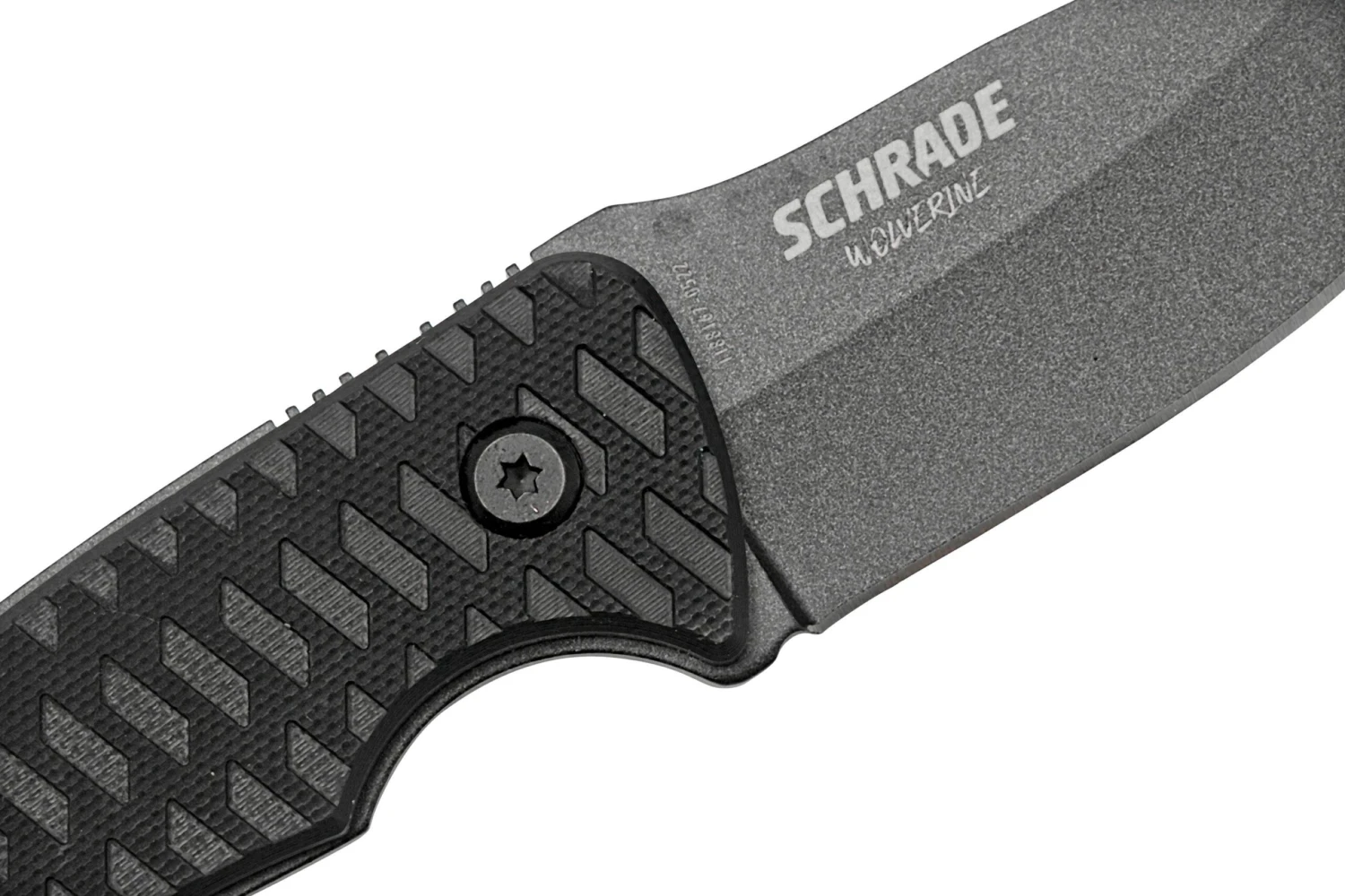 Schrade Wolverine Mini 1182519, Cuchillo Fijo Negro - Imagen 5