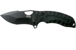 SOG Kiku XR Blackout Micarta 12-27-02-57 Navaja, Kiku Matsuda Design