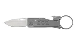 SOG Keytron, Satin, Straight KT1001-CP Navaja Llavero