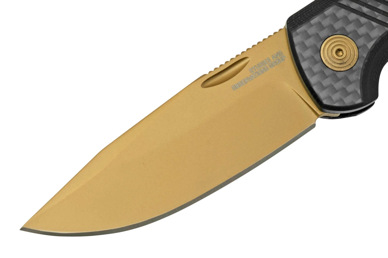 SOG Terminus SJ LTE Carbon Gold TM1007-BX Navaja Slipjoint - Imagen 3