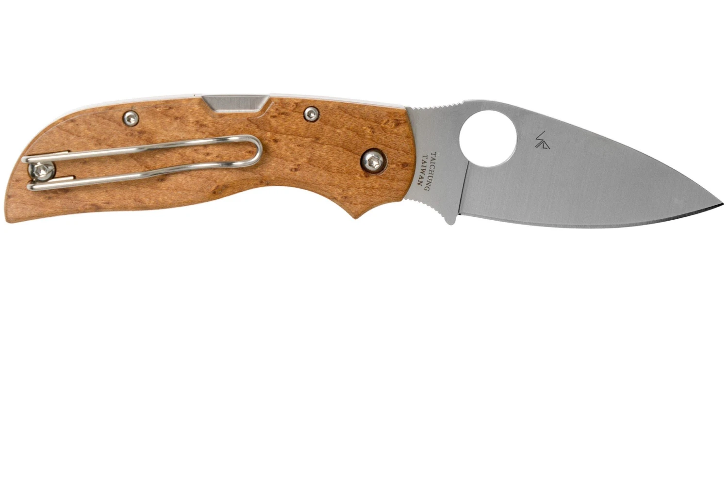 Spyderco Chaparral Birdseye Maple Wood C152WDP Navaja - Imagen 2