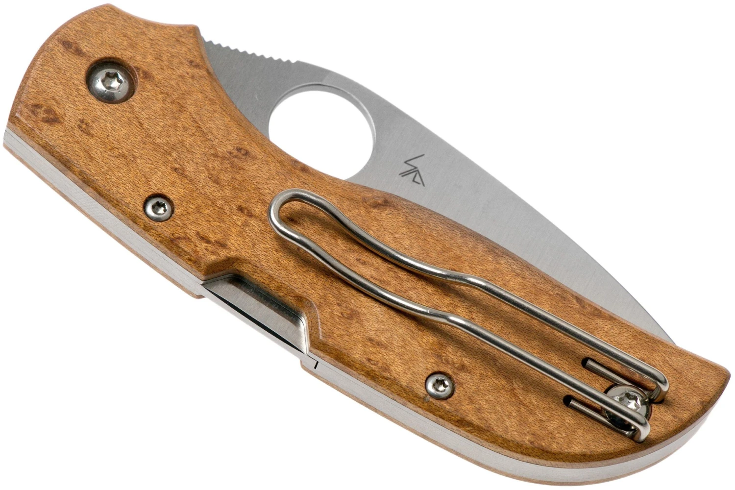 Spyderco Chaparral Birdseye Maple Wood C152WDP Navaja - Imagen 4