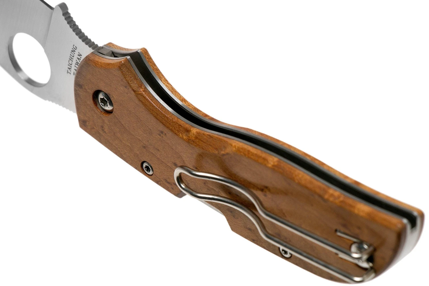 Spyderco Chaparral Birdseye Maple Wood C152WDP Navaja - Imagen 5