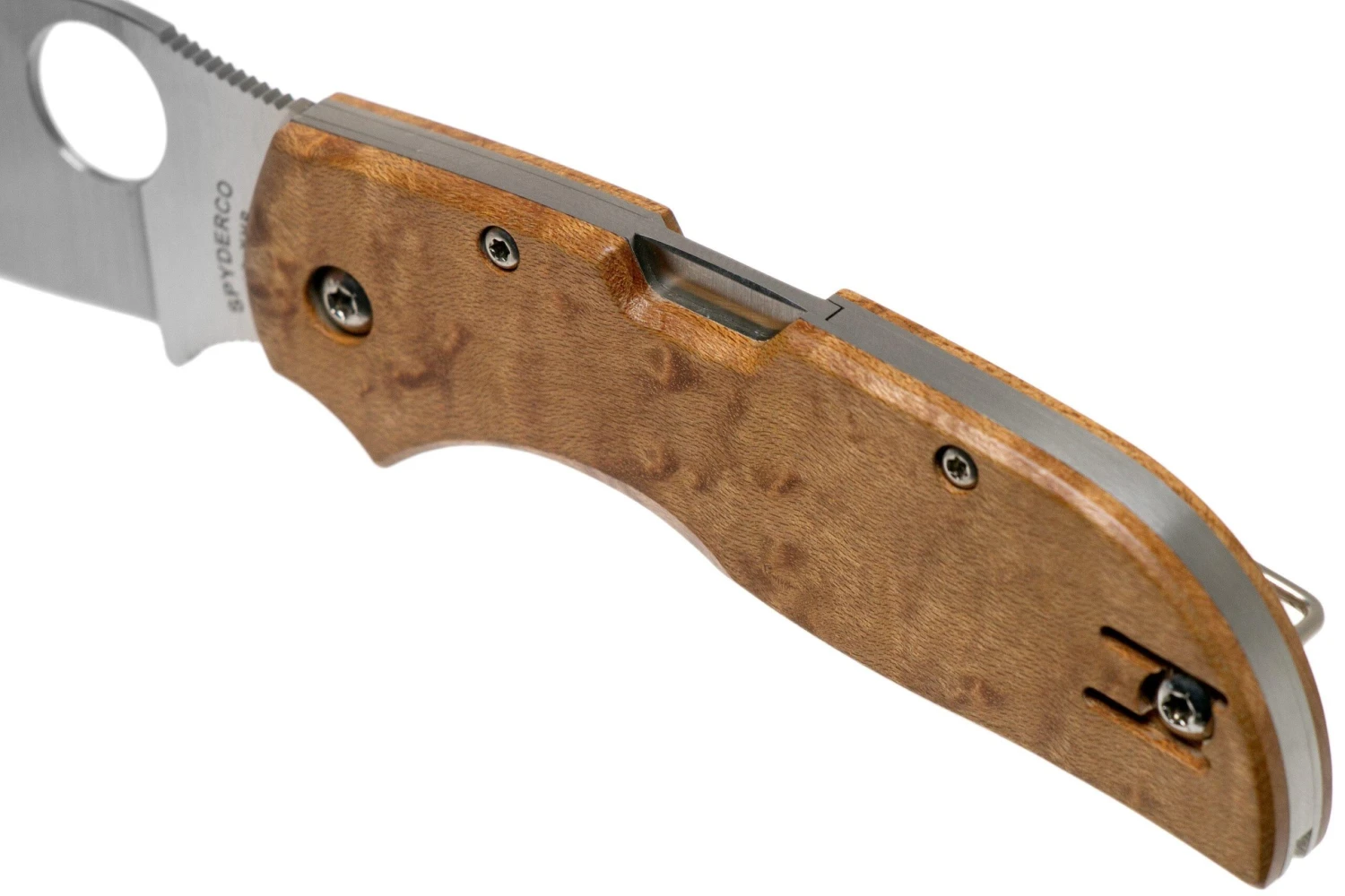 Spyderco Chaparral Birdseye Maple Wood C152WDP Navaja - Imagen 7