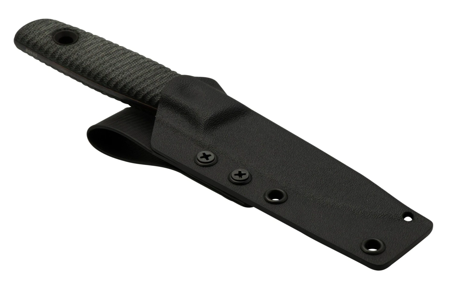 TRC Knives Classic Freedom M390 Apo Finish Black Canvas Micarta, Cuchillo Bushcraft - Imagen 6