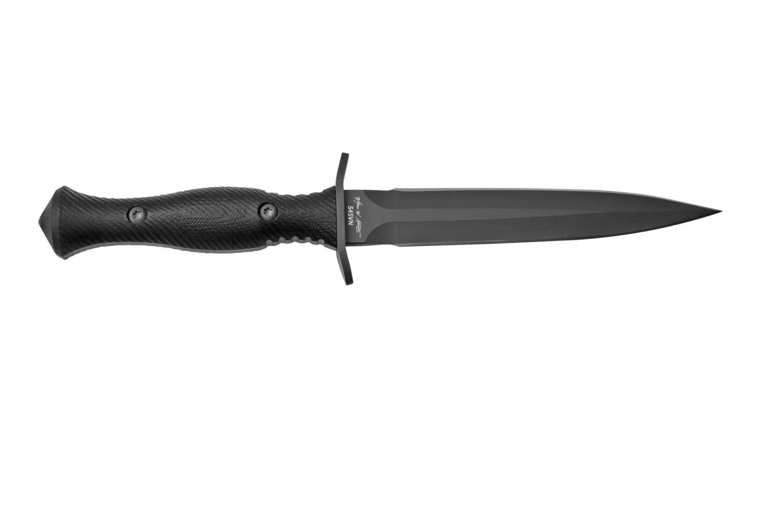 Spartan Blades Harsey Dagger Black Blade, Black Handle, Daga - Imagen 2