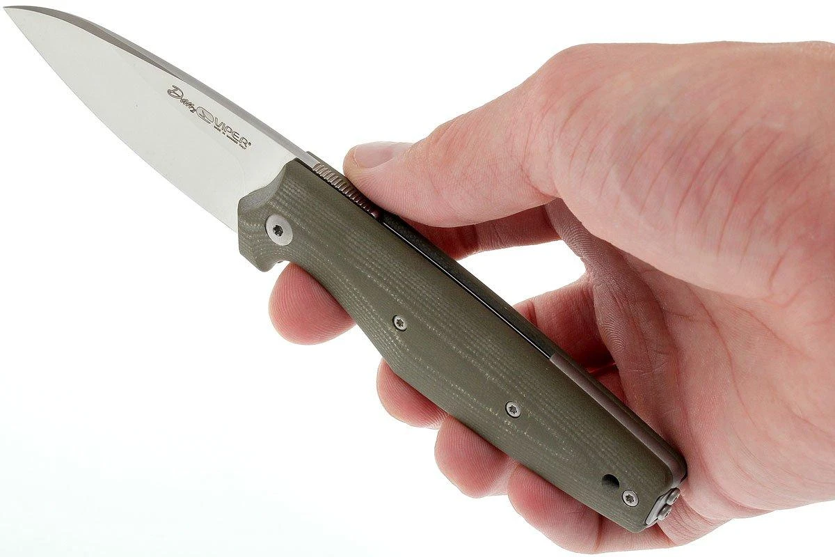 Viper Dan 2 5930GGR Green G10 N690, Sheepfoot - Imagen 8