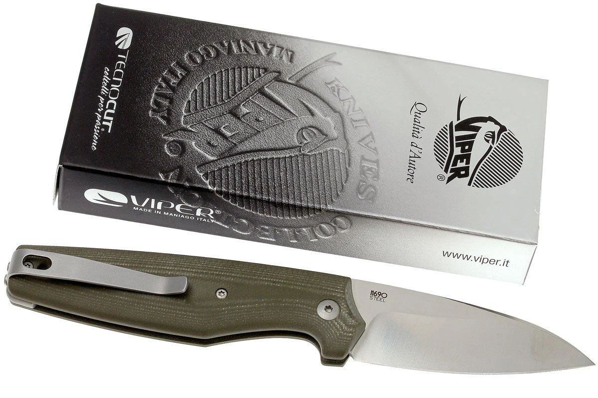 Viper Dan 2 5930GGR Green G10 N690, Sheepfoot - Imagen 9