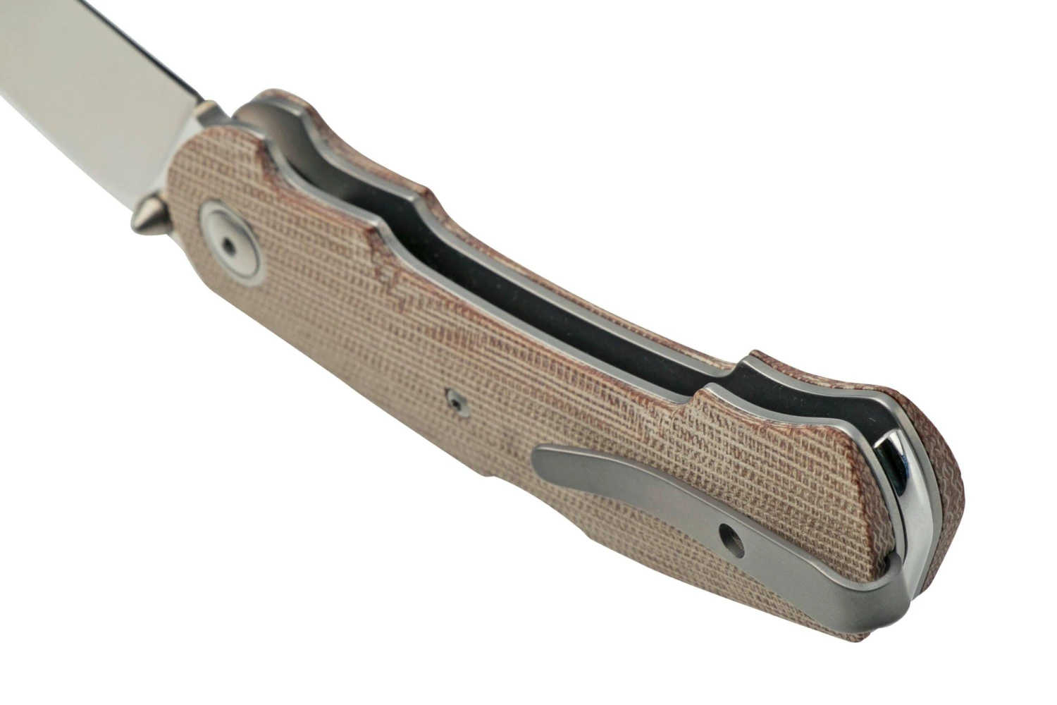 Viper Turn V5988CN Natural Canvas Micarta Navaja, Fabrizio Silvestrelli Design - Imagen 4