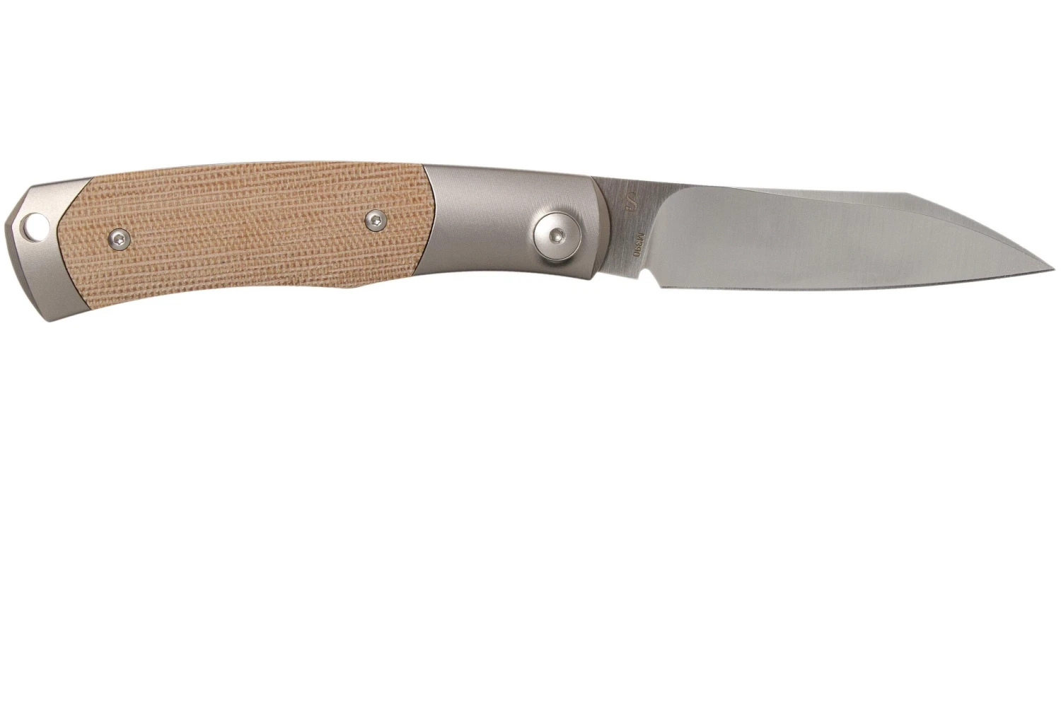 Viper Hug 2 V5994CN Natural Canvas Micarta Navaja, Diseño Sacha Thiel - Imagen 2
