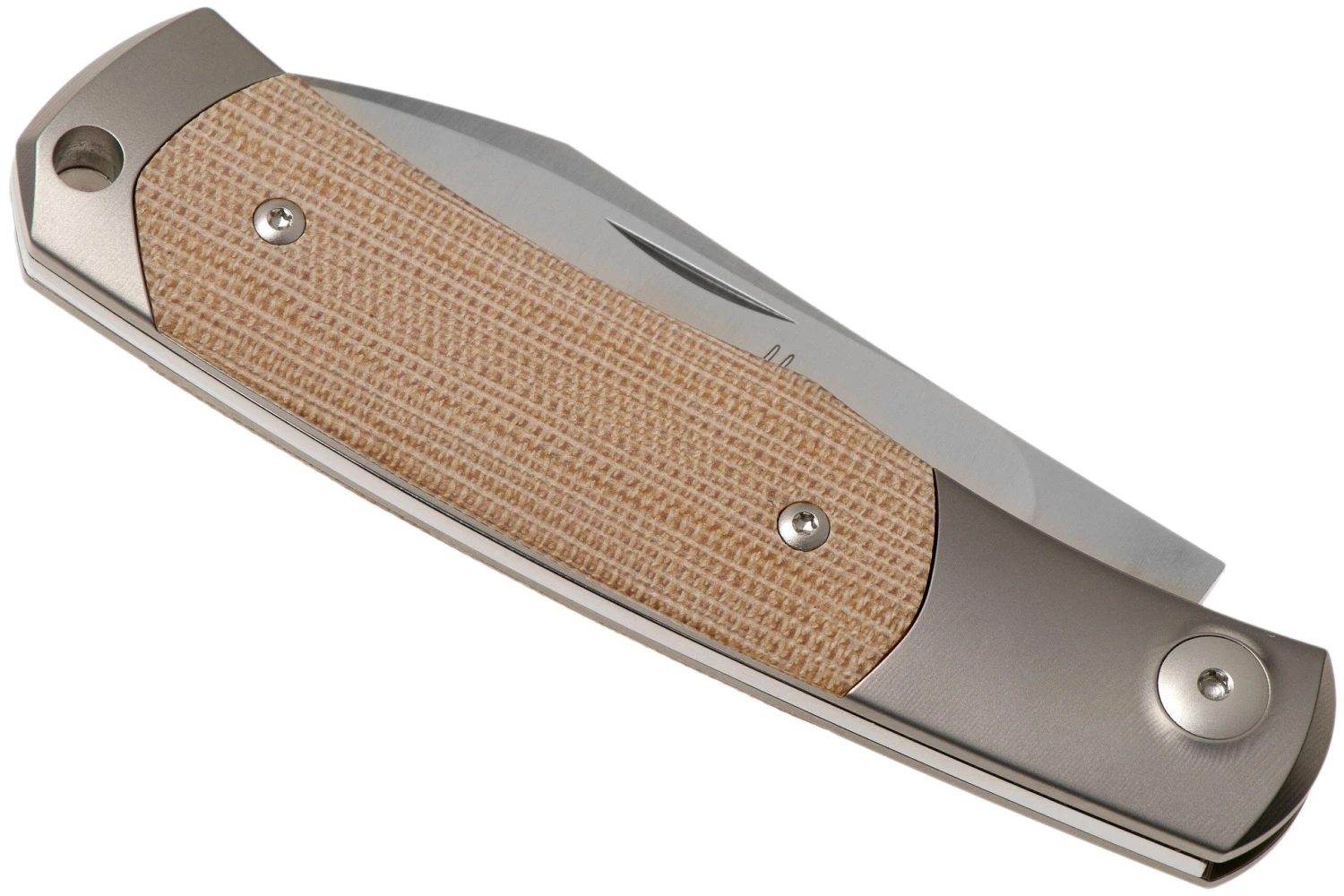 Viper Hug 2 V5994CN Natural Canvas Micarta Navaja, Diseño Sacha Thiel - Imagen 4