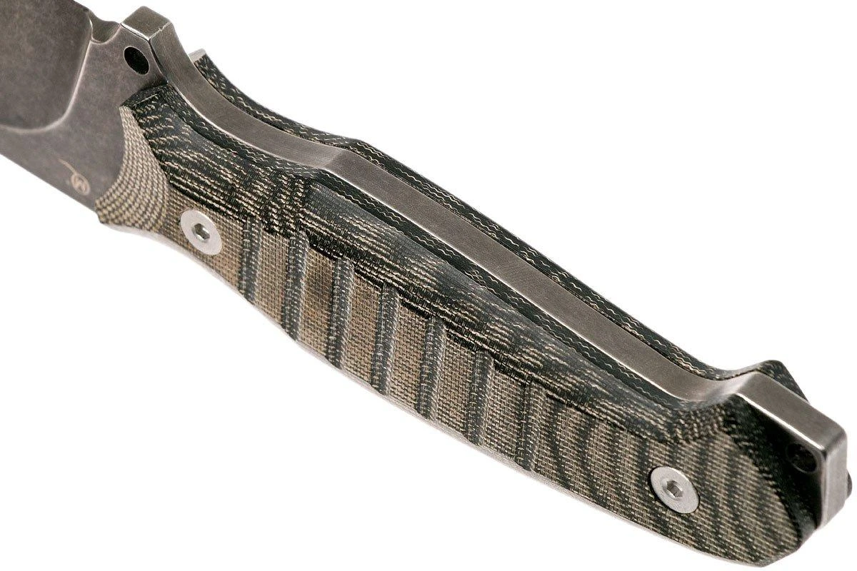 Viper David Evolution 4002ECB D2, Black Micarta, Cuchillo Fijo - Imagen 4