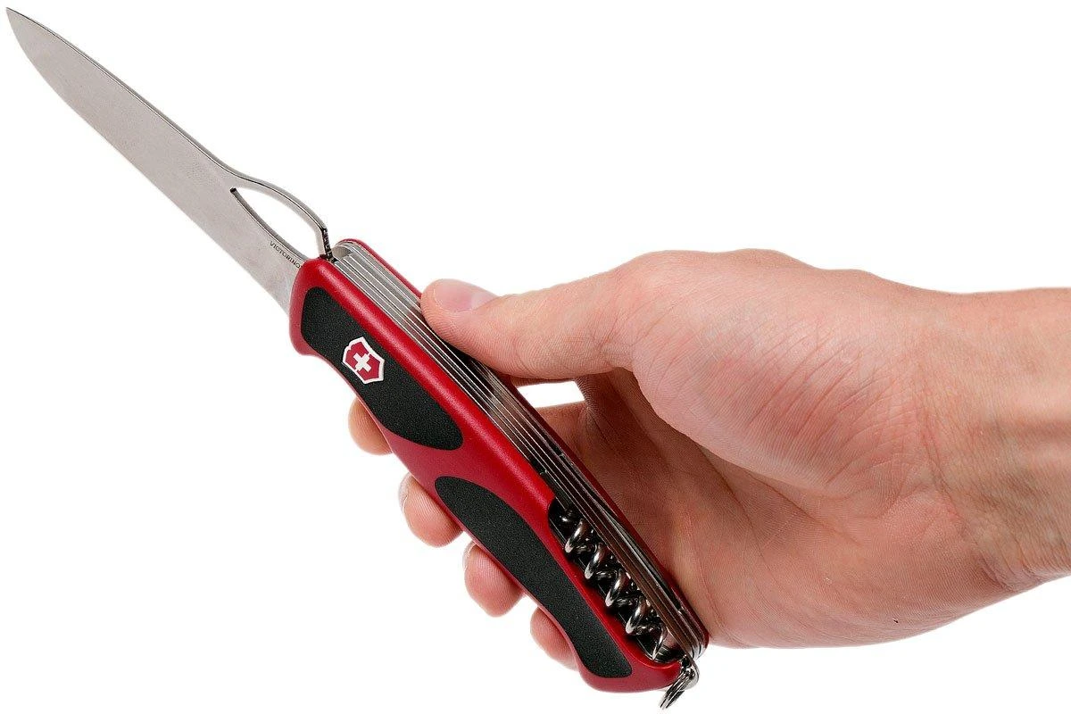 Victorinox RangerGrip 57 Hunter Rojo-negro 0.9583.MC Navaja Suiza - Imagen 6