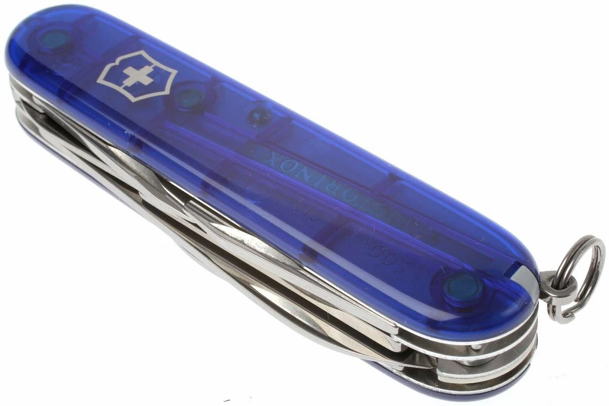 Victorinox Climber Azul Transparente 1.3703.T2 Navaja Suiza - Imagen 5