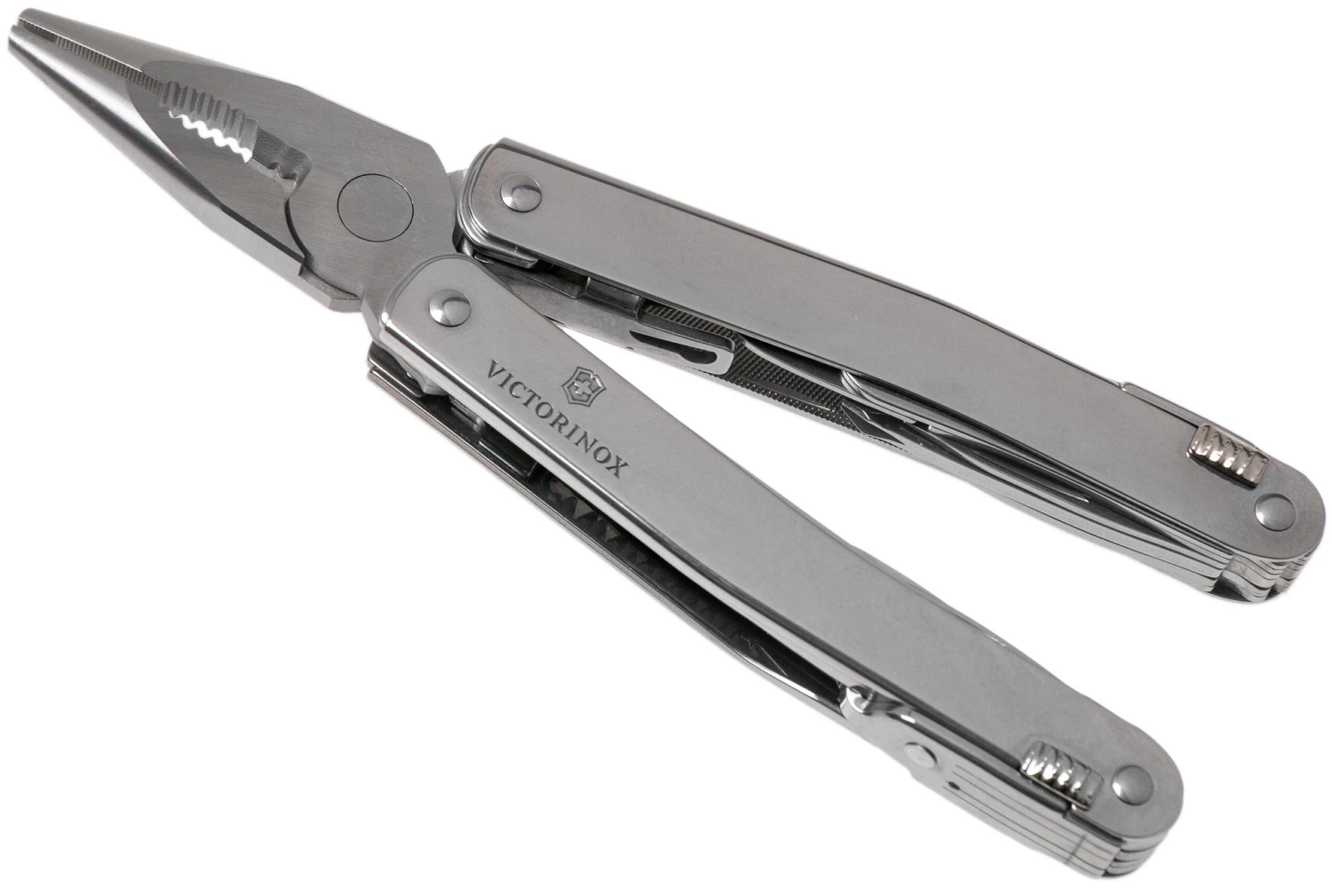 Victorinox SwissTool Spirit X Plus Ratchet 3.0236.N Multiherramienta, Funda De Nylon