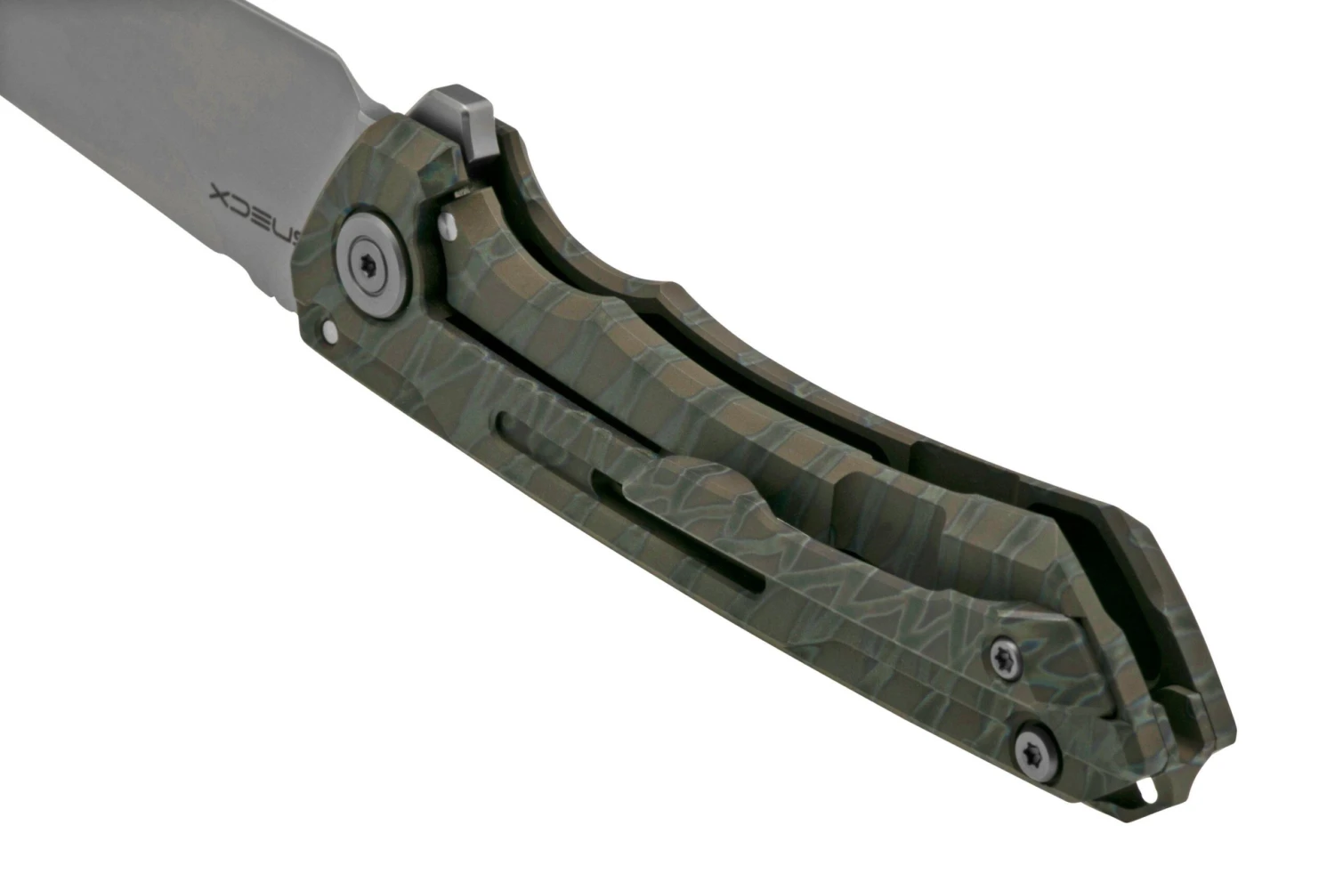 WE Knife Mini Buster 2003C Grey Navaja, SNECX Design - Imagen 4