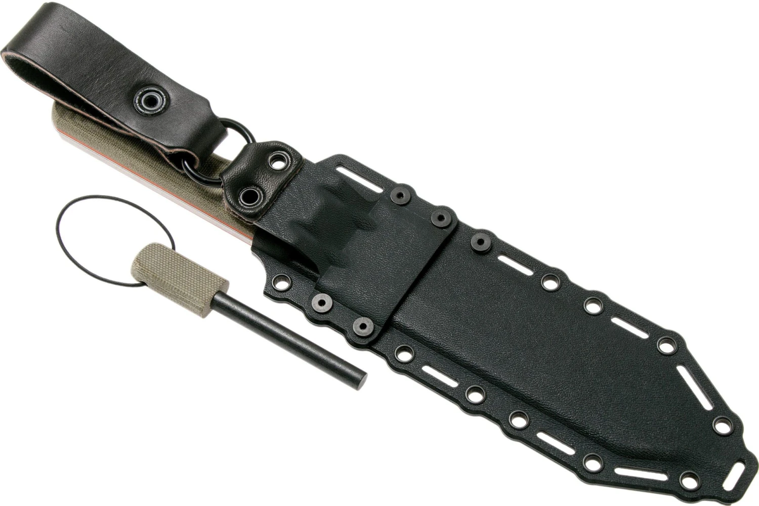 White River Knives FC7 Firecraft Cuchillo De Supervivencia, Con Funda Con Firesteel Kydex - Imagen 8