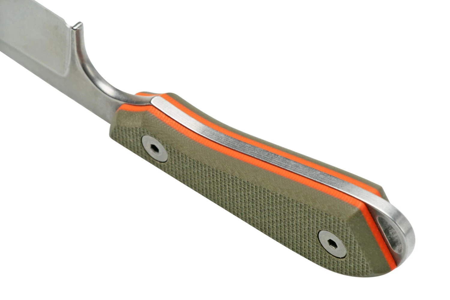 White River M1 Backpacker Pro WRM1-TGO Green/Orange G10, Funda De Kydex, Cuchillo De Cuello - Imagen 4
