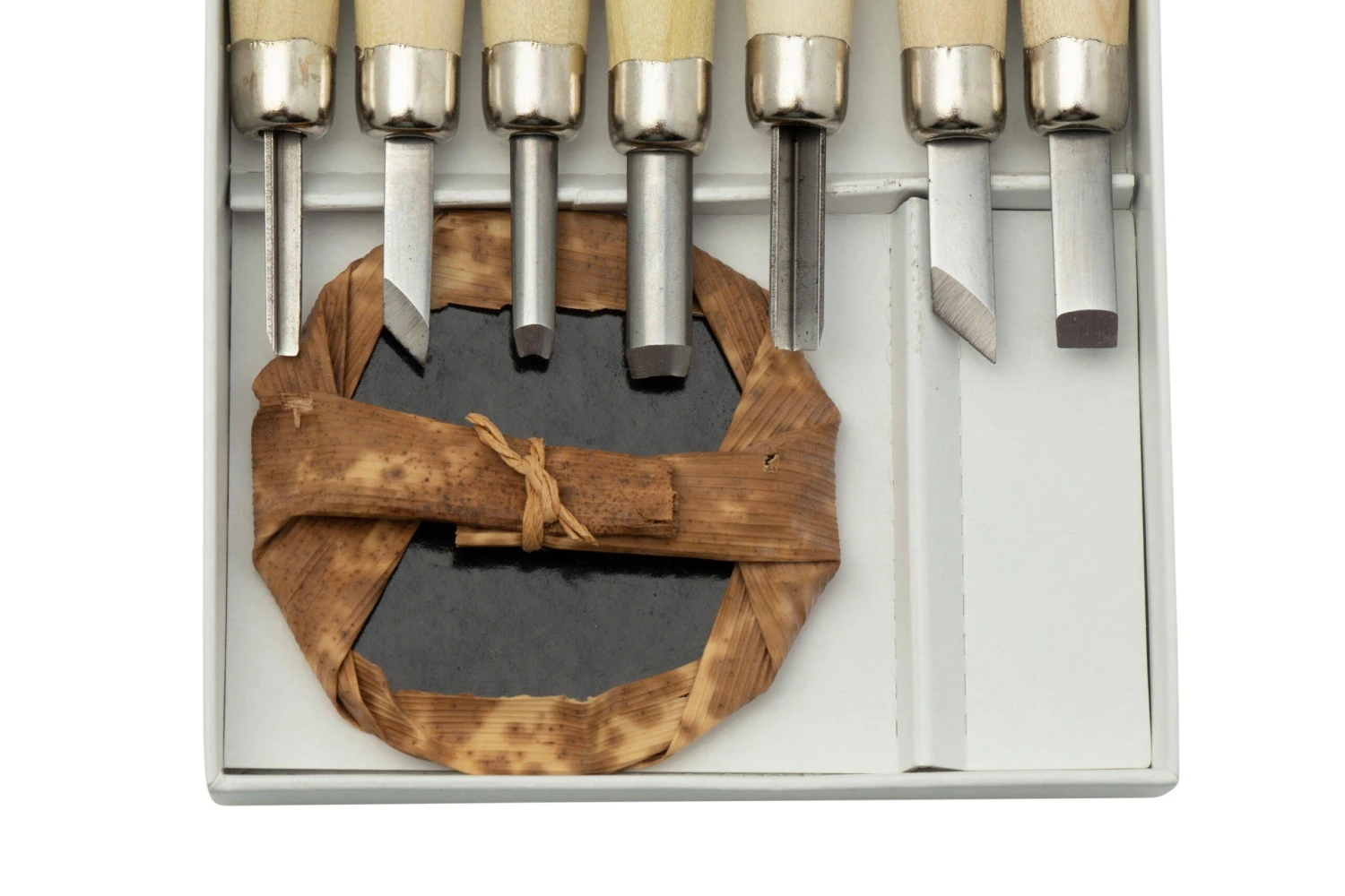 Yoshiharu L-7 Maruichi Cuchillos Japoneses Para Tallar Madera, Juego De 7 Con Baren - Imagen 3